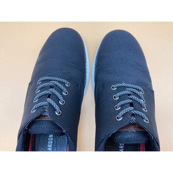 Curt & Larson Men's Black Shoes Size 8.5M White Soles Great Condition Minor Flaw - Picture 4 of 6